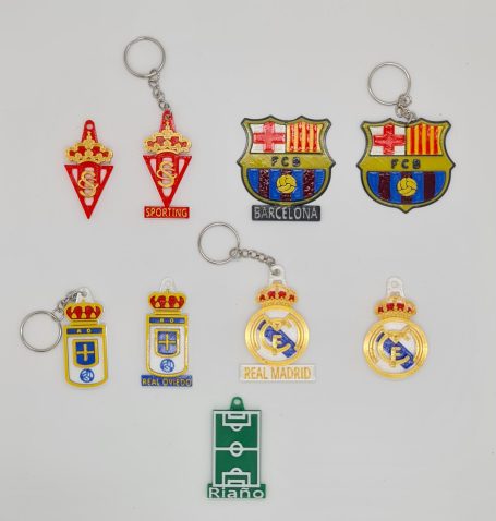 llaveros equipos futbol personalizados